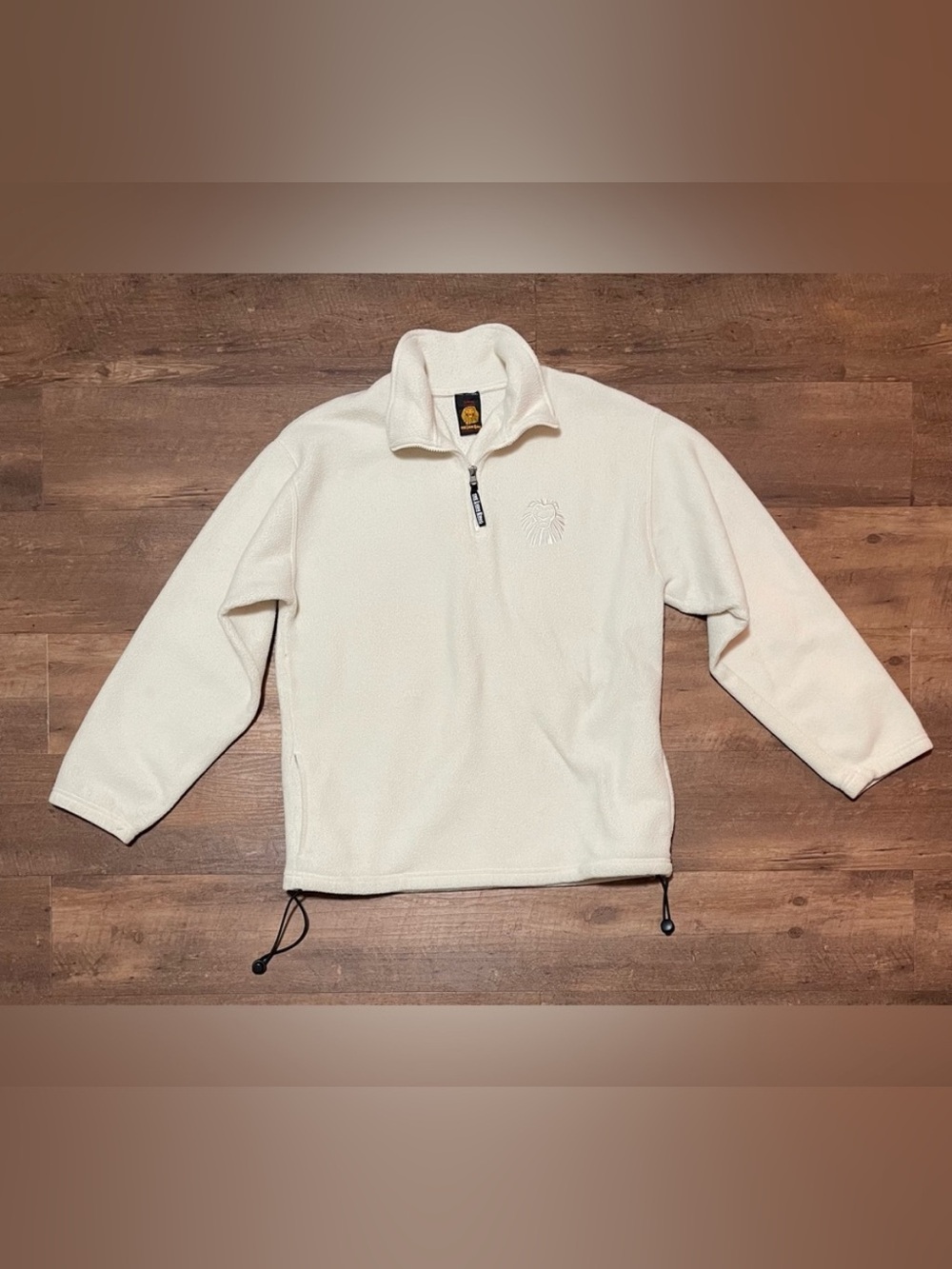 Disney vintage 90s The Lion King Broadway Jacket Mens Medium zip Fleece USA